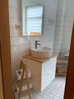 Ein Badezimmer in der Unterkunft Albertine