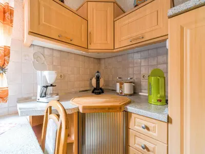 Küche/Küchenzeile in der Unterkunft Ferienwohnung in der Nähe des Brockengipfels