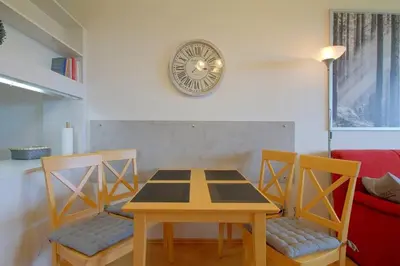 Ein Sitzbereich in der Unterkunft Apartment 318