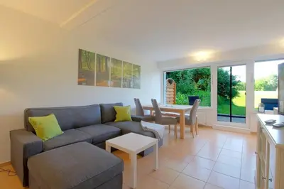 Ein Sitzbereich in der Unterkunft Apartment 611