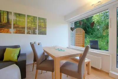 Ein Sitzbereich in der Unterkunft Apartment 611