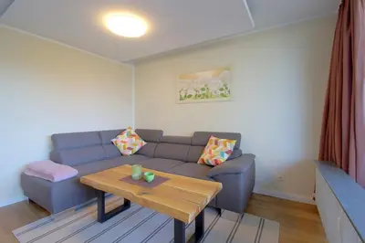 Ein Sitzbereich in der Unterkunft Apartment 449