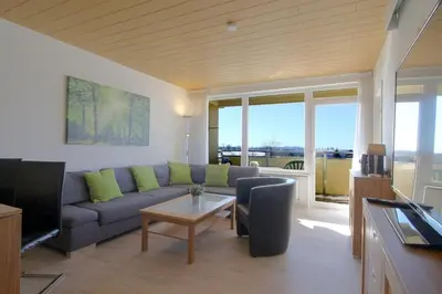 Ein Sitzbereich in der Unterkunft Apartment 225