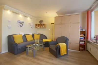 Ein Sitzbereich in der Unterkunft Apartment 239