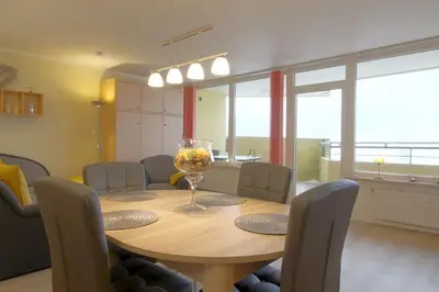Ein Sitzbereich in der Unterkunft Apartment 239