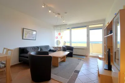 Ein Sitzbereich in der Unterkunft Apartment 255