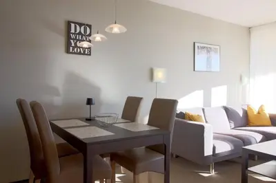 Ein Sitzbereich in der Unterkunft Apartment 257