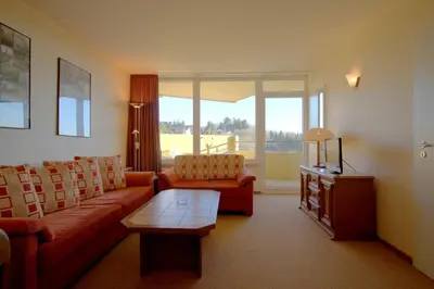 Ein Sitzbereich in der Unterkunft Apartment 277