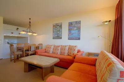 Ein Sitzbereich in der Unterkunft Apartment 277
