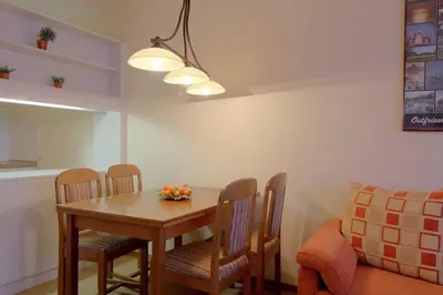 Ein Sitzbereich in der Unterkunft Apartment 277
