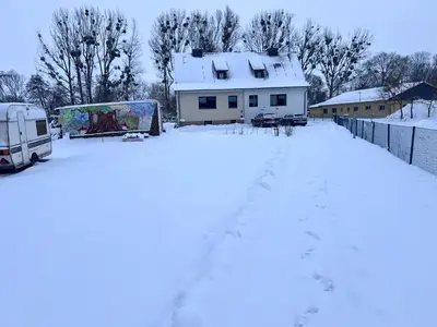 Ferienhaus am Mühlgraben im Winter