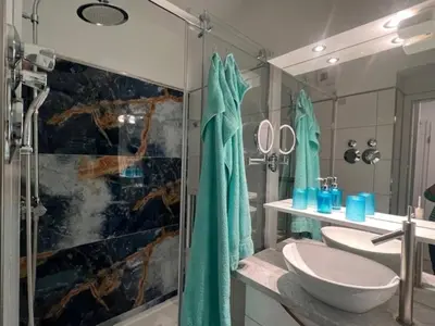 Ein Badezimmer in der Unterkunft LUBECA - a49948