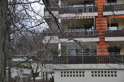 Das Gebäude in dem sich die Ferienwohnung befindet