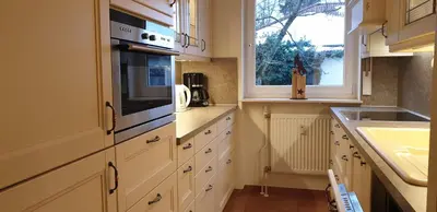 Küche/Küchenzeile in der Unterkunft Harz@Home