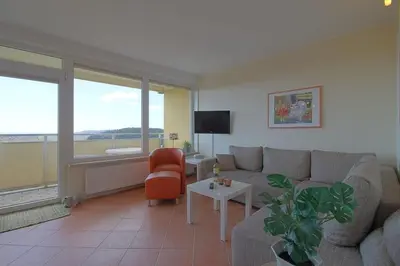 Ein Sitzbereich in der Unterkunft Apartment 343