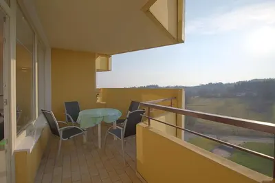 Ein Balkon oder eine Terrasse in der Unterkunft Apartment 347