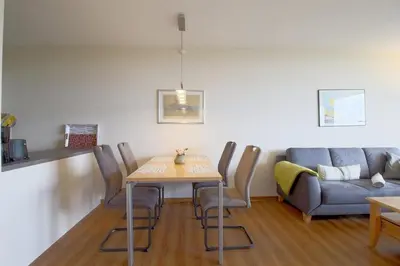 Ein Sitzbereich in der Unterkunft Apartment 347