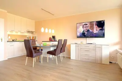 TV/Unterhaltungsangebot in der Unterkunft Apartment 410