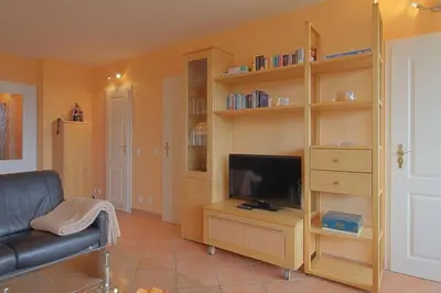 Ein Sitzbereich in der Unterkunft Apartment 452