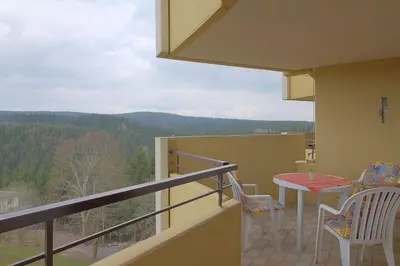 Ein Balkon oder eine Terrasse in der Unterkunft Apartment 452