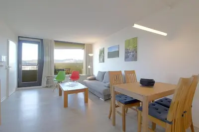 Ein Sitzbereich in der Unterkunft Apartment 471