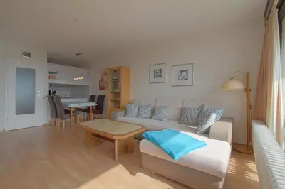 Ein Sitzbereich in der Unterkunft Apartment 515