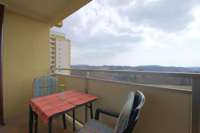 Ein Balkon oder eine Terrasse in der Unterkunft Apartment 515