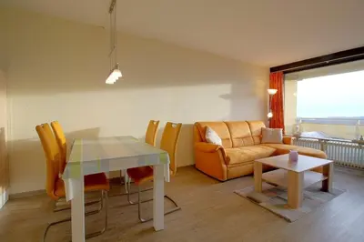Ein Sitzbereich in der Unterkunft Apartment 545