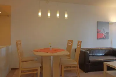 Ein Sitzbereich in der Unterkunft Apartment 428