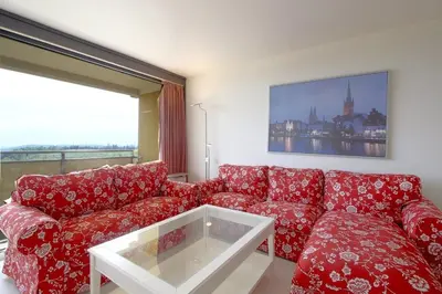 Ein Sitzbereich in der Unterkunft Apartment 564