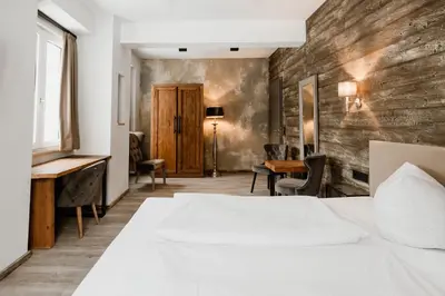 Ein Bett oder Betten in einem Zimmer der Unterkunft StrandBerg's Ursprung: Spa & Kitchen