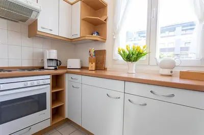 Küche/Küchenzeile in der Unterkunft Altes Rathaus Hahnenklee