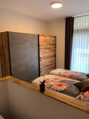 Ein Bett oder Betten in einem Zimmer der Unterkunft Mariposa 5 incl Pool & Sauna