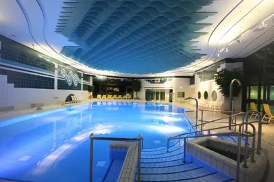 Der Swimmingpool an oder in der Nähe von Solehotel Winterberg