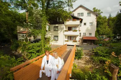 Das Gebäude in dem sich das Hotel befindet