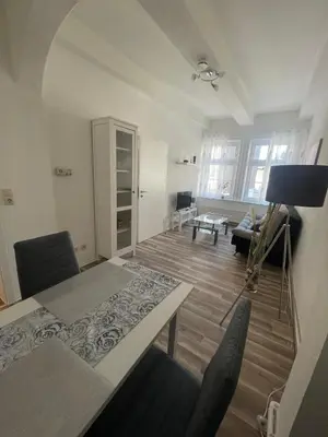 Ein Sitzbereich in der Unterkunft Manu's Appartements