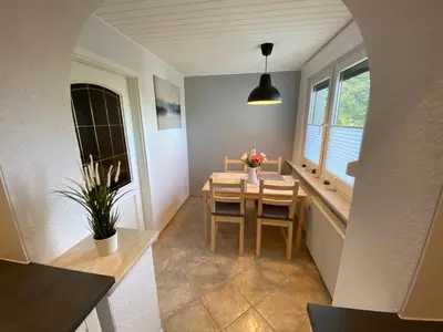 Grundriss der Unterkunft Die kleine Lodge, freistehend, direkte Waldlage, Terrasse, Garten, Grill, WLAN