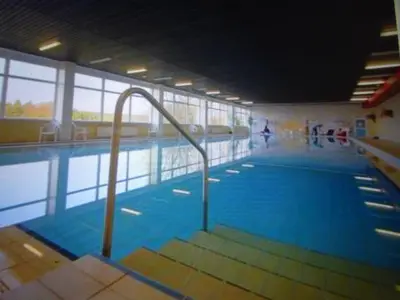 Der Swimmingpool an oder in der Nähe von Apartment 350 mit Brockenblick
