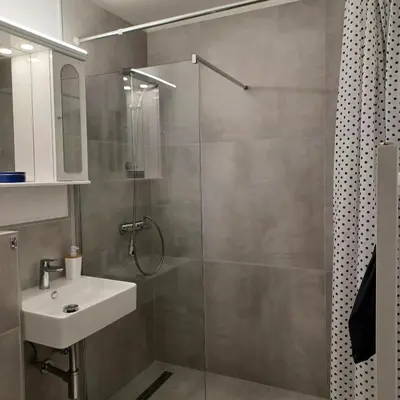 Ein Badezimmer in der Unterkunft App 342 gemütlich und mit Weitblick