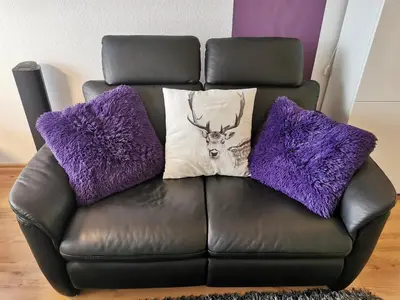Ein Sitzbereich in der Unterkunft Fewo-Harz-Uraub