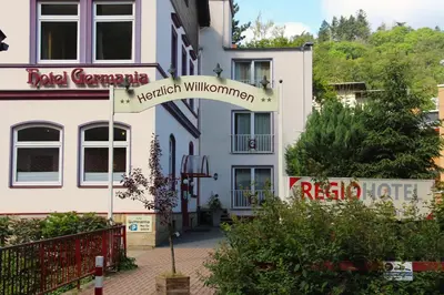 Das Gebäude in dem sich das Hotel befindet
