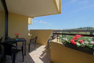 Ein Balkon oder eine Terrasse in der Unterkunft Apartment 478
