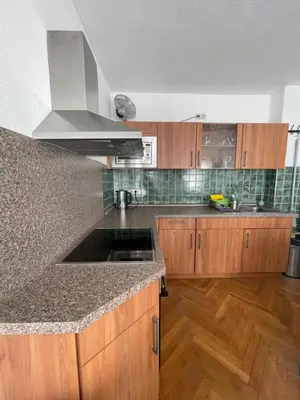 Küche/Küchenzeile in der Unterkunft Ferienwohnung für 2 Gäste