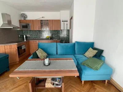Küche/Küchenzeile in der Unterkunft Ferienwohnung für 2 Gäste