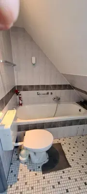 Ein Badezimmer in der Unterkunft Ferienwohnung Nr 12 inkl Bettwäsche Handtücher Endreinigung