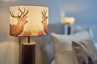 Ein Bett oder Betten in einem Zimmer der Unterkunft Hotel Schlossblick