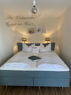 Ein Bett oder Betten in einem Zimmer der Unterkunft 
