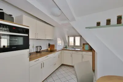 Küche/Küchenzeile in der Unterkunft Ferienwohnung im Marktkirchhof