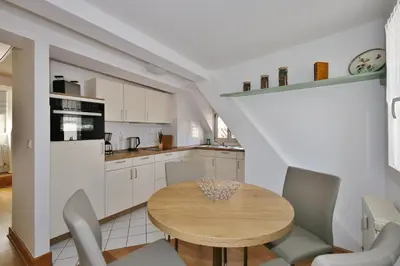 Küche/Küchenzeile in der Unterkunft Ferienwohnung im Marktkirchhof