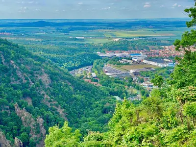 Naturlandschaft in der Nähe des Ferienhauses